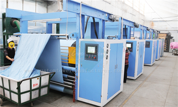 Bulk Blue Microfiber cloths Towel Fabrics Supplier